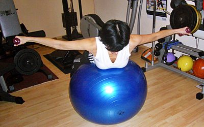 Core Training - Übung für die Schulter